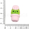 3D Three-Dimensional Cactus Silicone Beads SIL-V002-10D-3