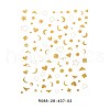 3D Metallic Star Moon Heart Nail Decals Stickers MRMJ-R088-28-437-02-2