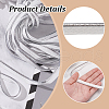 Polyester Cord for Quilt Set with Pillow Trim OCOR-WH0091-73B-5
