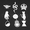 Non-Tarnish 201 Stainless Steel Pendants and Links Connectors STAS-T056-M016-1-2