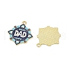 Father's Day Alloy Enamel Pendants ENAM-V001-03C-G-2