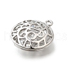 Brass with Cubic Zirconia Pendants KK-E792-28P-02-2
