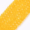 Glass Beads Strands X-EGLA-J042-4mm-22-1