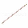 Cubic Zirconia Classic Tennis Bracelet X-ZIRC-S067-073G-NF-3