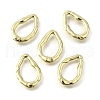 Brass Irregularity Spring Gate Rings KK-U072-43B-G-1