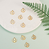304 Stainless Steel Pendants STAS-CJC0001-01G-6