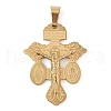 304 Stainless Steel Pendants STAS-C103-02G-02-1