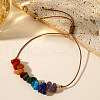 Natural & Synthetic Mixed Stone Beaded Bracelet ZI7902-4