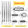 Gorgecraft DIY Anti-lost Electronic Stylus & Lighter Pendant Neck Straps Making Kit AJEW-GF0007-84-2