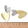 Brass Dangle Stud Earrings EJEW-S262-09GP-3