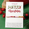 Christmas Natural Shell Beads Stretch Bracelets for Women NE0130-3