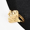 Brass Adjustable Cuff Rings for Women RJEW-B132-01B-P-2