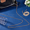 Gorgecraft 2Pcs Alloy Snake Chain Bag Strap FIND-GF0005-46KCG-4