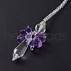 Crystal Fairy Beaded Wall Hanging Decoration Pendant Decoration HJEW-G019-02D-4