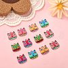 30Pcs 6 Style Alloy Enamel Pendants ENAM-CJ0003-30-5