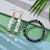 48Pcs 2 Size 2 colors Brass Spacer Beads Set KK-LS0001-03-8
