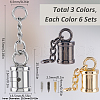 SUNNYCLUE 3 Colors Alloy Chain Extender FIND-SC0012-67-2