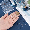 Beebeecraft 20Pcs Brass Ear Stud Findings KK-BBC0016-20-3