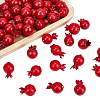 Mini Foam Imitation Pomegranate DJEW-WH0038-31-1