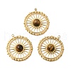 PVD Vacuum Plating 201 Stainless Steel Pendants STAS-C111-50G-1