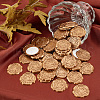 CRASPIRE 60Pcs Adhesive Wax Seal Stickers DIY-CP0006-30-20-5