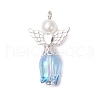 Tulip Acrylic Pendants PALLOY-JF03738-02-3
