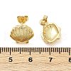 Brass Stud Earrings EJEW-R032-02G-5