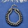 Natural Gemstone Round Beads Multi-strand Bracelets BJEW-D330-02P-2