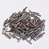 Glass Bugle Beads SEED-E001-12mm-82#-3