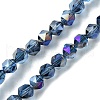 Electroplate Glass Beads Strands EGLA-K061-07A-HR01-1