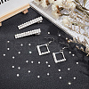   2880Pcs 6 Sizes Glass Rhinestone Cabochons MRMJ-PH0001-48-2
