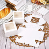 Square Paper Biscuit Boxes with Square Clear Window CON-TAC0001-12B-01-14