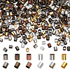 600Pcs 6 Colors Brass Crimp Beads KK-LP0001-16-1