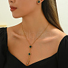 Stainless Steel Shell Heart Flower Fan Tassel Jewelry Set for Women XK7928-1-3