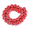 Handmade Porcelain Bead Strands PORC-N011-04G-2