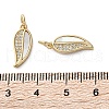 Brass Micro Pave Cubic Zirconia Pendants KK-U070-14B-G-3