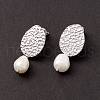 304 Stainless Steel Stud Earrings EJEW-M208-05P-3