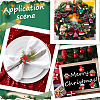 SUNNYCLUE 90Pcs 15 Styles Christmas Opaque Resin Cabochons RESI-SC0005-61-5