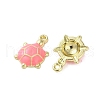 Alloy Enamel Pendants FIND-O003-08B-G-2