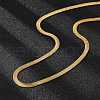 PVD Vacuum Plating 304 Stainless Steel Snake Chains Necklaces X-NJEW-O058-29G-2