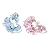 Electroplate Transparent UV Plating Acrylic Pendants OACR-I014-08-3