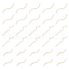 HOBBIESAY 30Pcs 3 Styles Brass Connector Charms KK-HY0002-95-1