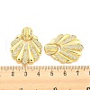 Brass Micro Pave Cubic Zirconia Pendants KK-C036-02G-3