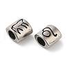 Oval with Constellation 304 Stainless Steel Beads STAS-E215-05AS-03-2