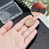  100Pcs Natural Quartz Sphere Beads G-NB0005-51A-4