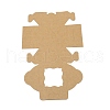 Square Kraft Paper Candy Boxes CON-WH0081-25-2