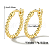 925 Sterling Silver Hoop Earrings for Women PO2404-2-2