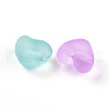 Frosted Transparent Acrylic Beads FACR-N006-02-2