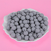 Round Silicone Focal Beads SI-JX0046A-99-6