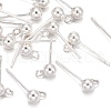 925 Sterling Silver Ear Stud Findings X-STER-K167-042C-S-3